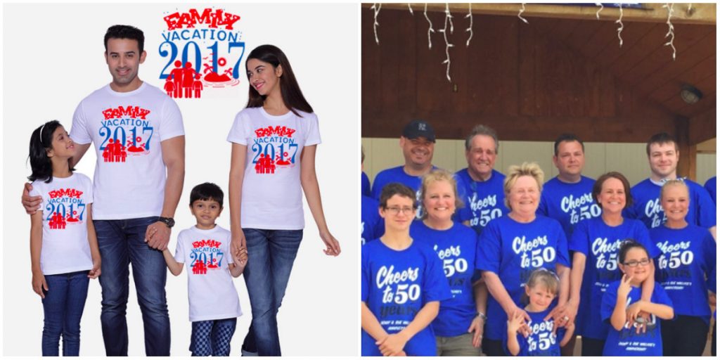 custom t-shirts for family